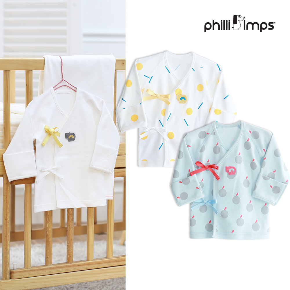 ⏰[한정수량] 순면 배냇저고리 1벌(랜덤디자인)